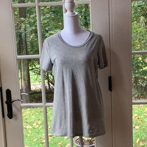Michael Kors gray,scoop neck T.  Short sleeves.  Size small